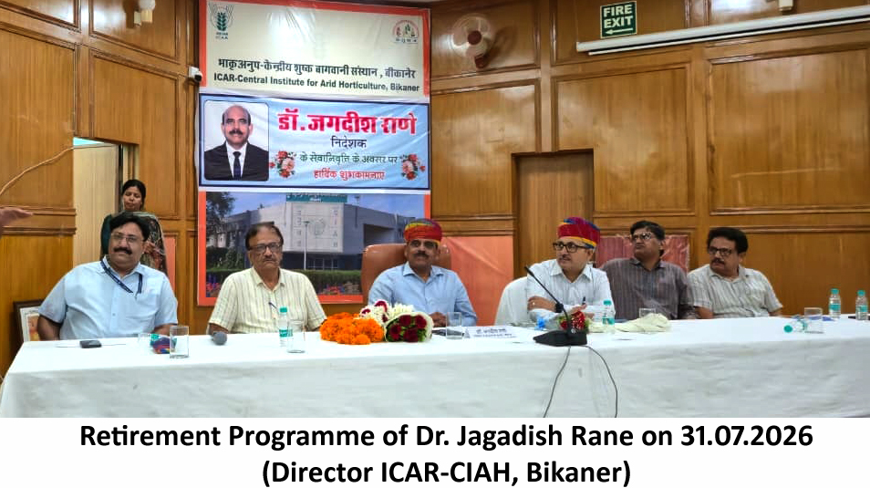 Retirement Programme of Director